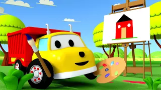 Invata culorile - Ethan deseneaza o casa - Basculanta Ethan  👶 🚚  Desene animate educaţionale