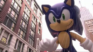 Sonic the Hedgehog at Macy's Thanksgiving Day Parade 2021