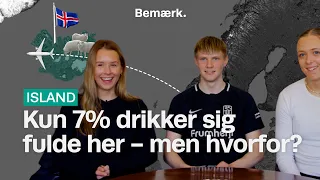 Bemærk tager til Island | Kun 7% drikker sig fulde her - men hvorfor?