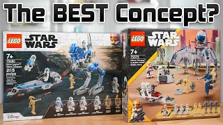 The Best LEGO Star Wars Clone Battle Packs? (75289 vs. 75372)