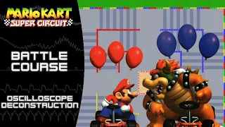 Mario Kart: Super Circuit (GBA) - Battle Course - Oscilloscope Deconstruction