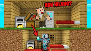 PRANK BAPAK GILE BIKIN RUANG RAHASIA DIBAWAH TEMPAT TIDURNYA, KITA JADI KECIL DI MINECRAFT WKWKWKW!!