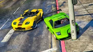 Мажоры на ЛАМБЕ позвали на гонки... БИТВА РАНДОМА В GTA 5 ONLINE (ГТА 5 ГОНКИ)