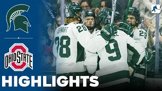 Michigan State vs Ohio State | NCAA College Hockey | Highlights - March 16, 2024