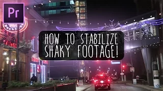 How to Fix Shaky Video in Premiere Pro with Warp Stabilizer Effect (Tutorial)