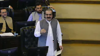 CM KP Ali Amin Gandapur Aggressive Speech at Provincial Assembly of KP