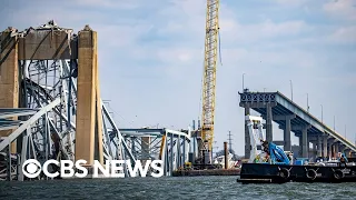 Maryland governor gives update on bridge cleanup, details difficulties for divers