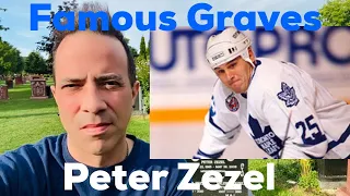 Famous Graves : My Most Personal Grave Visit Yet | Peter Zezel | NHL Star’s Life & Tragic Death