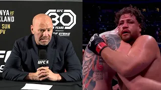 Dana White reacts to Tai Tuivasa loss "He fought a hell of a fight" at UFC 293