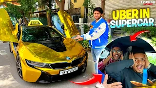 Picking Up Uber Rider's With a Supercar Prank 🤯