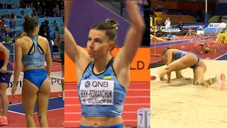 Maryna Bekh-Romanchuk Women's Long Jump Final Štark Arena, Belgrade, Serbia, March 20, 2022