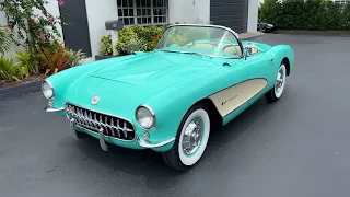 1957 Chevrolet Corvette, start up and walk around video ￼