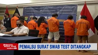 Pemalsu Surat Swab Test Ditangkap, 7 Tersangka Menjualnya Sekitar Rp75-900 Ribu - iNews Malam 25/01