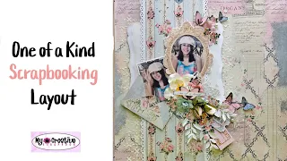 Scrapbooking Layout "One of a Kind"- My Creative Scrapbook