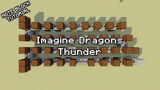 Imagine Dragons - Thunder - Minecraft Note Block Tutorial