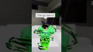 When you don’t wanna clean your room.. (ROBLOX BrookeHaven)