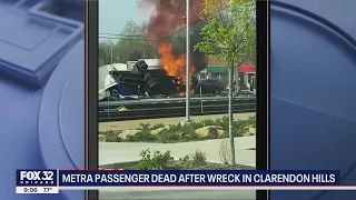 Metra passenger dead after wreck in suburban Chicago