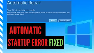 How to fix Windows 10 Automatic Repair Loop  | Windows 10 startup repair 2021 (6 Easy Methods)