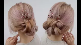 3-MINUTE ELEGANT BUN HAIRSTYLE | Awesome Hairstyles ✔