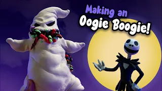 How To Make Oogie Boogie From Nightmare Before Christmas With Air Dough - Weekly Tutorial