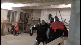 WDK Buhurt training Knights fighting