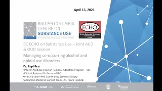 Managing Co-occurring Alcohol and Opioid Use Disorders (AUD /OUD ECHO)