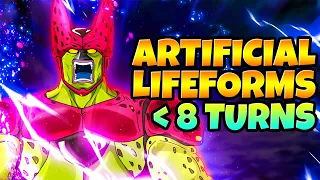 INSANELY DIFFICULT!!! How I Beat Cell Max w/ Artificial Lifeforms Under 8 Turns | DBZ Dokkan Battle