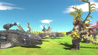 Mosasaurus of Evolution and Goro of Evolution - Animal Revolt Battle Simulator