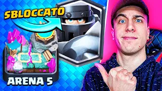 Ho SBLOCCATO il Gran Cavaliere in ARENA 5! Ecco Come ho FATTO! Clash Royale ITA!