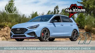 Hyundai I30N Forge Motorsport Intake Audio Check