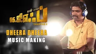 Dheera Dheera Music Making Video - KGF Tamil - Yash | Prashanth Neel | Hombale Films