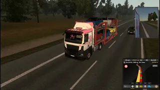 Eurotruck Simuliator 2  Великие луки  -  Волжский  Везем Автомобили![видео ]