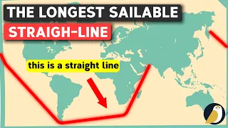 This the Longest Straight Line You Can Sail Without Touching Land