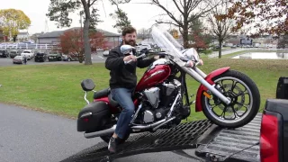 How To Load A Motorcycle Into A Truck