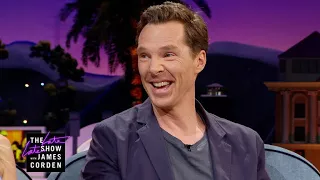 Benedict Cumberbatch Gets Jacked w/ Coffee & Skittles