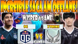 OG VS XTREME GAMING BO2[GAME 1]WISPER, CEB, BZM VS AME, XINQ - BETBOOM DACHA DUBAI 2024 - DOTA