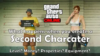 Second character - what's kept and lost (GTA Online)