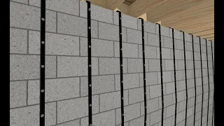 Basement Foundation Wall DYI Repair for Bowed Cracked Walls, Carbon Fiber Wall Strap Alternative