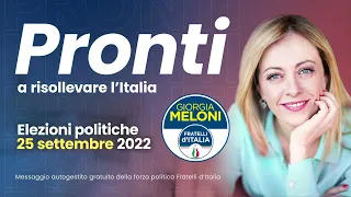 Noi siamo pronti a risollevare l’Italia. E voi?