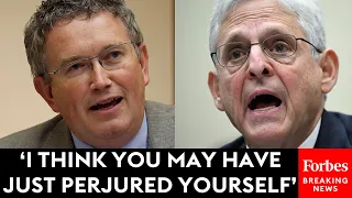 BREAKING NEWS: Thomas Massie Asks Garland Point Blank If He Should Be 'In Contempt Of Congress'