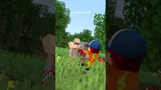 Жили у бабуси два весёлых деда в minecraft! 🤣