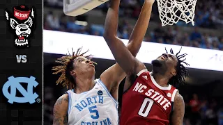 NC State vs. North Carolina Men's Basketball Highlights (2019-20)