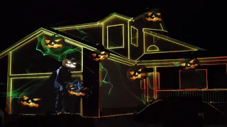 2023 Halloween House Projection Mapping Display Live