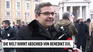 Abschied von Papst Benedikt XVI. Gerald Grosz live für oe24.tv