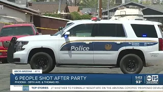 One person killed, five others injured after Phoenix house party shooting