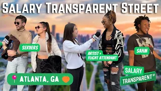 How Much Do You Make? Atlanta, GA📍Salary Transparent Street ™️