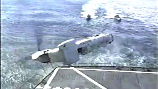 New Footage: CH-46 Sea Knight Crash on USNS Pecos