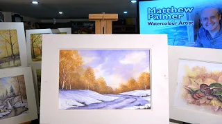 A 30 Minute Watercolour Painting, an Autumn & Winter Landscape