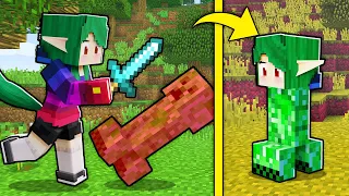 POKONASZ MOBA = STAJESZ SIĘ NIM! - Minecraft | CZOKO I NALI