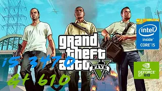 GTA V on i5 3470 with GT 610 #gta #roadto1k